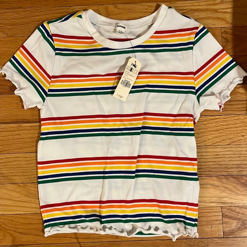 Garage stripes t shirt